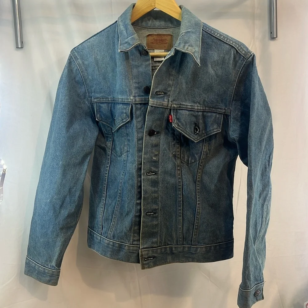 Vintage 70s/80s Levi’s Trucker Jacket, Type 3, Size 36; 70505 0217; Made in USA